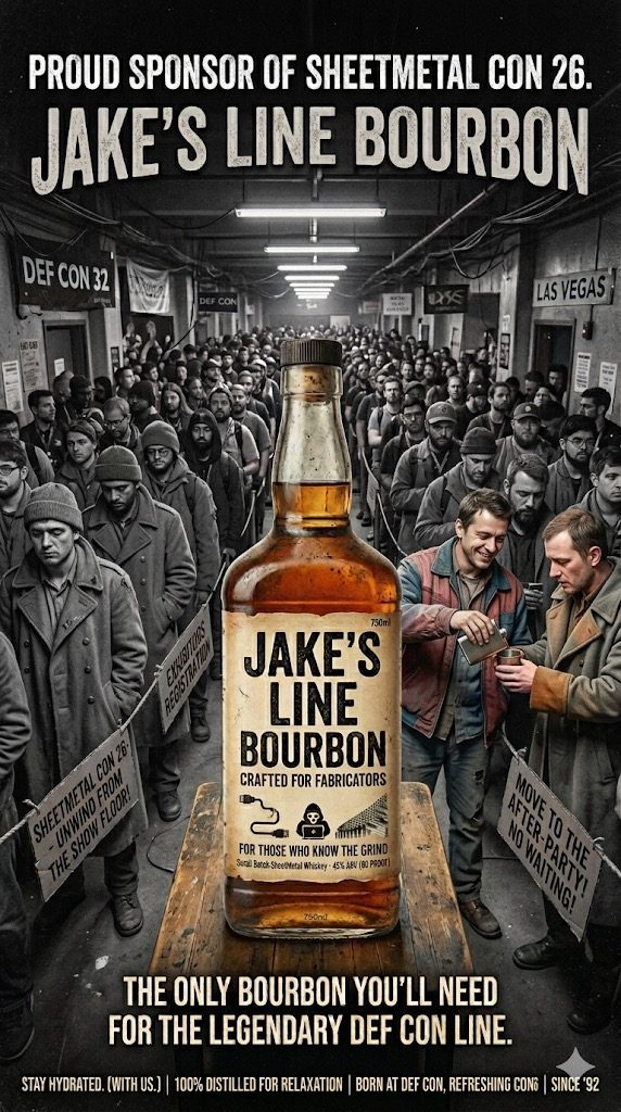 Jake's Line Bourbon — Proud Sponsor of SheetMetalCON '26